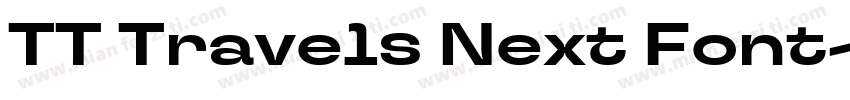 TT Travels Next Font字体转换